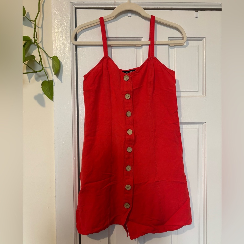 Express Vibrant Red Mini Dress
